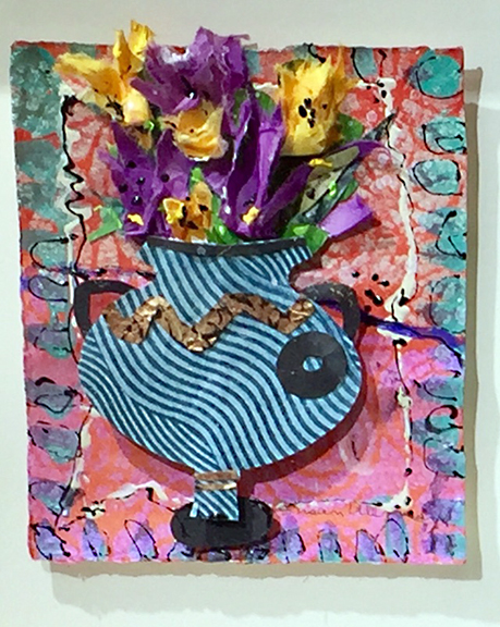 Three Floral Boquets in Vases Three Floral Boquets in Vases by artist Susan Ullman